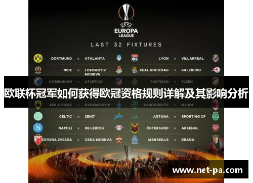 欧联杯冠军如何获得欧冠资格规则详解及其影响分析
